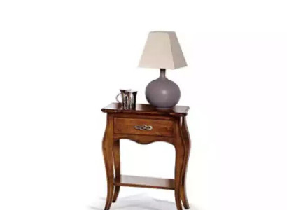 Bedroom Bedside table Classic Design Furniture Wood Luxury Brown new
