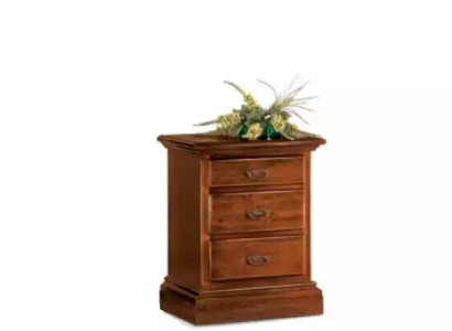 Bedside table Design Table Furniture Wood Bedroom Side table Brown new