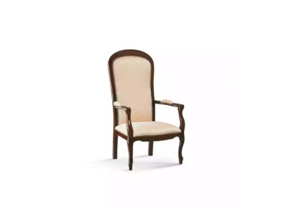 Living room Armchair 1 Seat Couch Upholstery Luxury Textile Design Wood Furniture