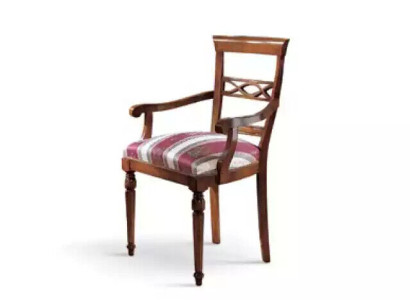 Dining room Designer Wood Modern Armchair Brown Luxury Chair Armchair Brown