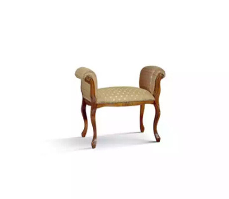 Stool Furnishings Beige Bench seat Designer seat furniture upholstered bench benches