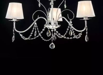Luxurious Crystal Hanging Chandelier Stylish 3x Lamps Ceiling Chandelier