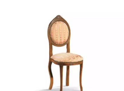 Chair without armrest Dining room chair Wood Fabric Dining room Design Armchair