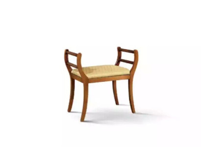Solid wood Bench seat Upholstery Brown Living room furniture Classic Style new