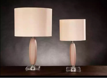 Table lamp beige Crystal Chandelier Classic table lamp new