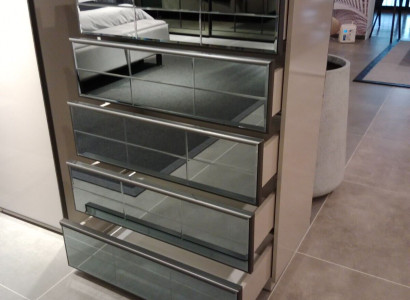 Chest of drawers Glass Chests of drawers Wardrobe Modern Sideboard Bedroom Loft new