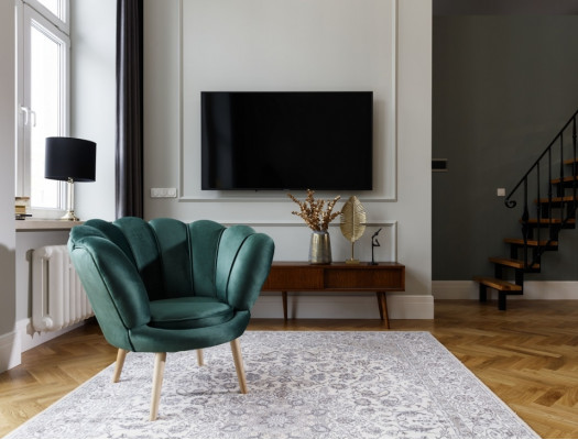 Armchair Club Lounge Chair Upholstery Sofa 1 Seater Relax TV Green