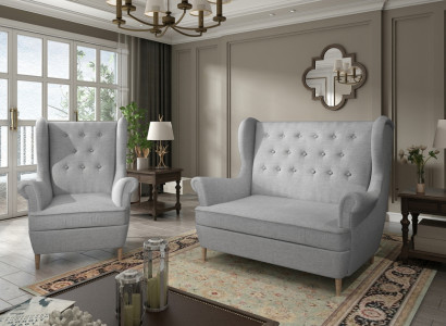 Chesterfield Couch Upholstery 2+1 Seater Upholstered furniture Couches Sofa set Sofas