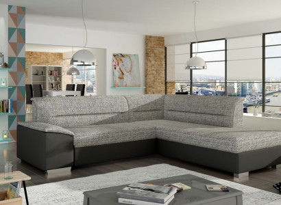 Fabric Corner sofa L-shape Sofa Couch Design Upholstery Modern Textile Seat Cushion Group
