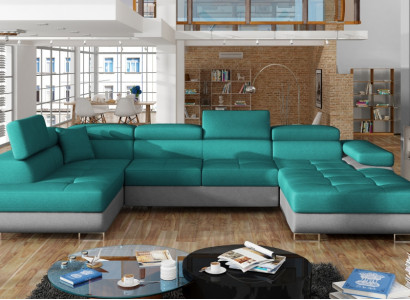 Fabric U-shape Couch Living landscape Corner sofa Suite Modern Design Sofa Modern new