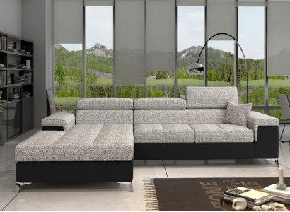 L-shape Couch Living landscape Corner sofa Suite Modern Design Sofa Fabric Textile new