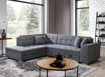 Corner sofa L-shape Designer Living landscape Sofa Couch Upholstery Seat Suite Textile