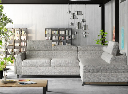 Designer Sofa Couch Corner sofa Textile Upholstery Suite Living landscape L-shape Fabric