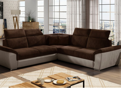 Corner sofa L-shape Living landscape Designer Sofa Couch Upholstery Seat Suite Sofas
