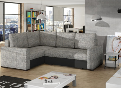 Corner sofa L-shape Sofa Couch Upholstery Corner sofas Living landscape Leather sofa Furniture Fabric