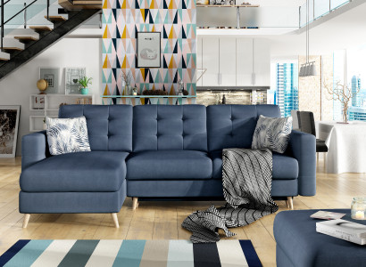 Design Corner sofa Sofa bed Bed function Couch Textile Leather Upholstery Sofas new