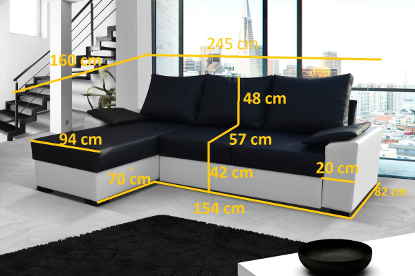 Design Corner sofa Sofa bed Bed function Couch Leather Upholstery Textile Sofas
