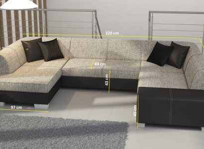 Sofa Couch Modern Sofa bed Couch Bed function Upholstery Corner suite