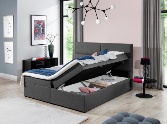 Designer Bed Chesterfield Textile Hotel Beds Double Bedroom Luxury 180x200