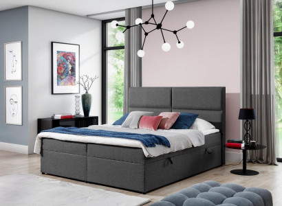 Designer Bed Chesterfield Textile Hotel Beds Double Bedroom Luxury 180x200