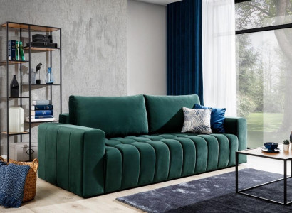 Classic three-seater couches upholstery sofa 3-seater textile couches fabric sofa new