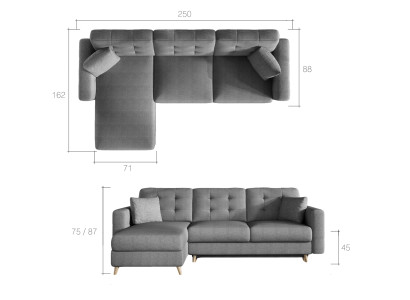Sofa bed Sofa Upholstery Functional Couch Living room Corner sofa Textl Seat