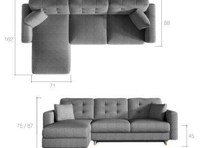 Sofa bed Sofa Upholstery Functional Couch Living room Corner sofa Textl Seat
