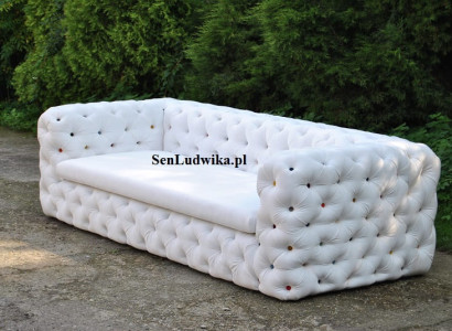 XXL Design Sofa Couch Upholstery 4 Seater English Chesterfield Velvet Sofas Couches