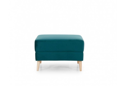 Footstool Stool Pouf Living room Designer Stool Leather Textile