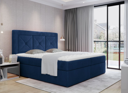 Luxury Velvet Beds Royal Leather Bed Palace Hotel Double bed new