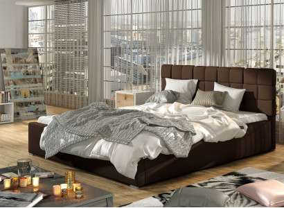 Designer Bed Bedroom Beds Textile Hotel Luxury Upholstery 200x200cm