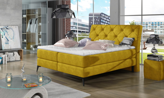 Chesterfield Silver Upholstered bed Double bed Beds Big XXL Designer Luxury