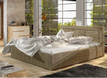 Designer Bed Bedroom Luxury Beds Textile Hotel Luxury Upholstery