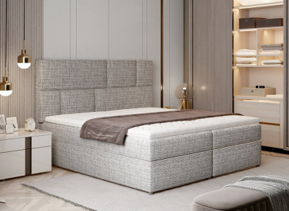 Luxury Designer Upholstered bed Bed Beds Designer bed Boxspring Textile 180x200