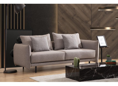 Three-Seater Couch Sofa Furniture Furnishings Couches Sofas Upholstery gray new