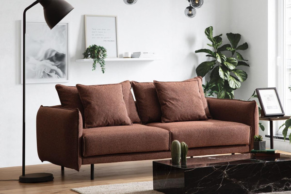 Living room Sofa Couch Furniture Furnishings Couch brown Sofas Couches new