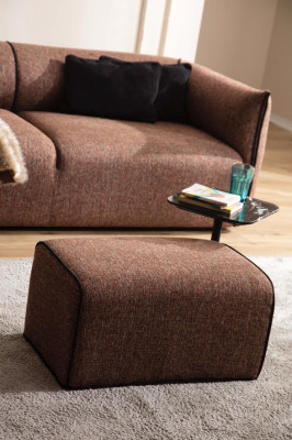 Luxury Couch 4+1 Furniture Sofa Couches Sofa set 2 pieces. Sofa set brown