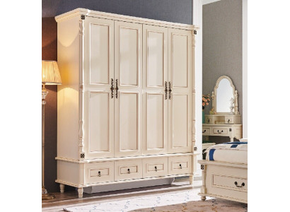 Wardrobe Wardrobe Baroque Style Wood Furniture Classic Bedroom Cabinets