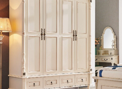 Wardrobe Wardrobe Baroque Style Wood Furniture Classic Bedroom Cabinets