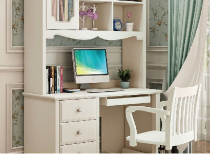 Country house desk armchair office desk PC table desks 2 pieces. Tables new