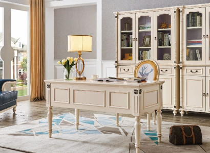 Desk Armchair Filing cabinet Office Set Classic Office Furnishings new 3 pcs