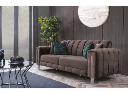 Velvet Sofa Couch Two-seater Couches Upholstery Furniture Living room Fabric new