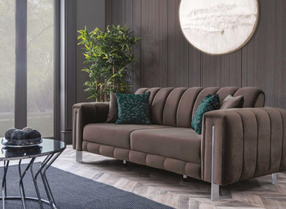 Velvet Sofa Couch Two-seater Couches Upholstery Furniture Living room Fabric new