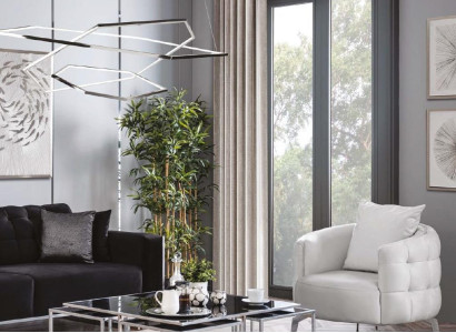 Round Armchair Upholstery Couch Relax Waiting Room Law Firm Practice Hotel