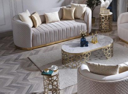 Oval Couch Three Seater Couches Furniture Sofa Furnishings Living room Velvet