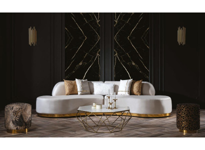 Round Luxury Couch Round Couches Corner sofa Furniture Living landscape Sofa Fabric