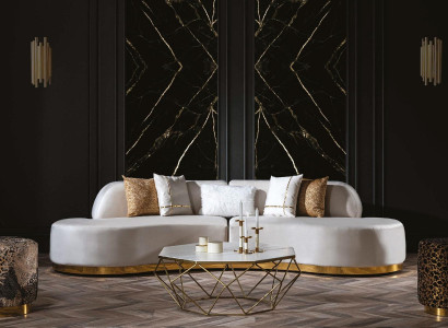 Round Luxury Couch Round Couches Corner sofa Furniture Living landscape Sofa Fabric