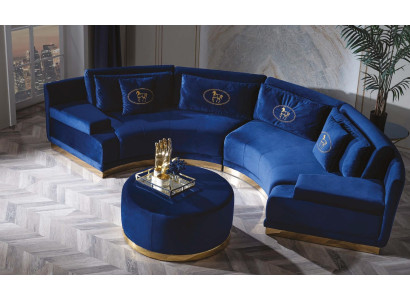 Round Corner sofa Fabric Sofa Round Couches Couch Round Corner sofa Upholstery Velvet