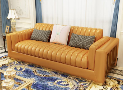 Living landscape Suite Design Modern Sofas Sofa 3 Seater Leather Sofa Couch
