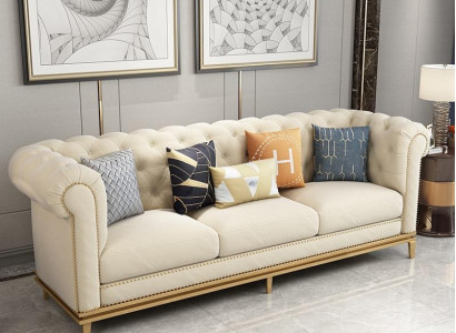 Classic r Three Seater Sofa 3 Seater Design Chesterfield Italian Style